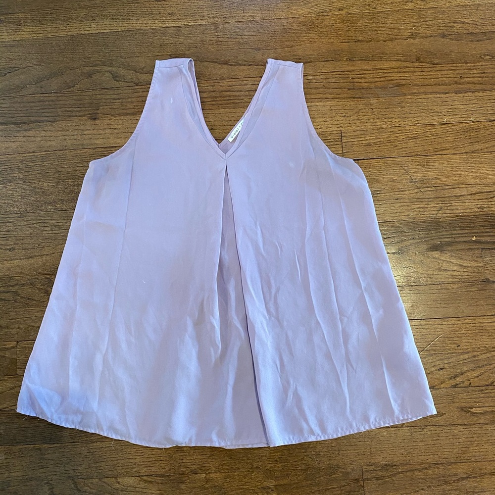 Lavender Purple Sleeveless Blouse